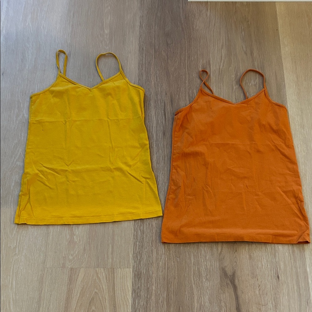 Forever 21 Yellow and Orange Camisoles bundle